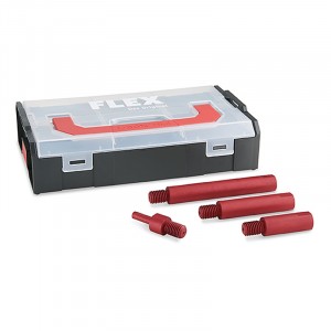 Extension set for rotary polisher