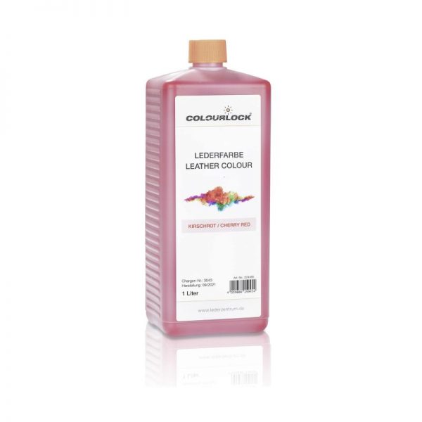 Leather Colour (Cherry Red) - 1 liter