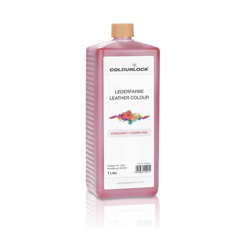 Leather Colour (Cherry Red) - 1 liter
